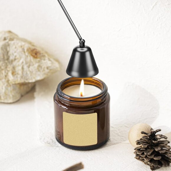 Candle Snuffer and Wick Dipper & Candle Accessory Set, 3 in 1 Candle Care Kit fo - Picture 2 of 9